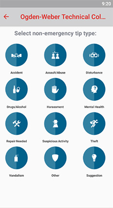 LiveSafe security tip screenshot