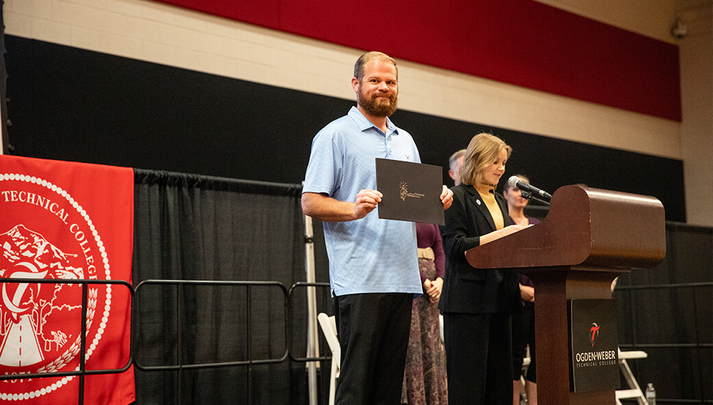 NTHS recipient with certificate
