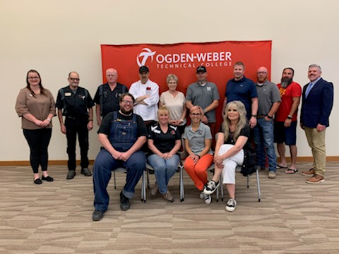 Employees who have been working for Ogden-Weber technical College for five years or more