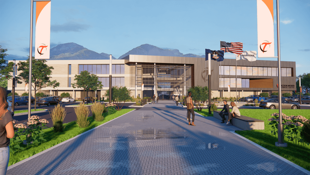 Ogden-Weber Technical College New Pathway Building concept image
